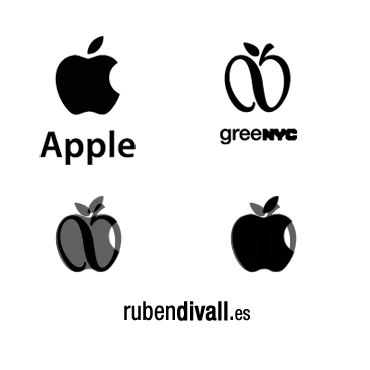 Logo de GREENNYC vs Apple