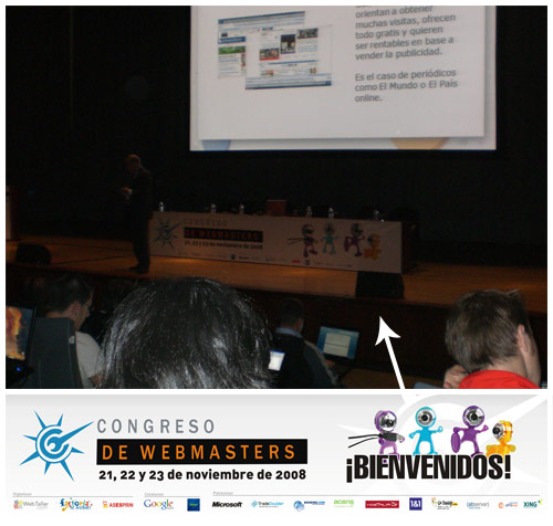 Lona Congreso de Webmasters 2008